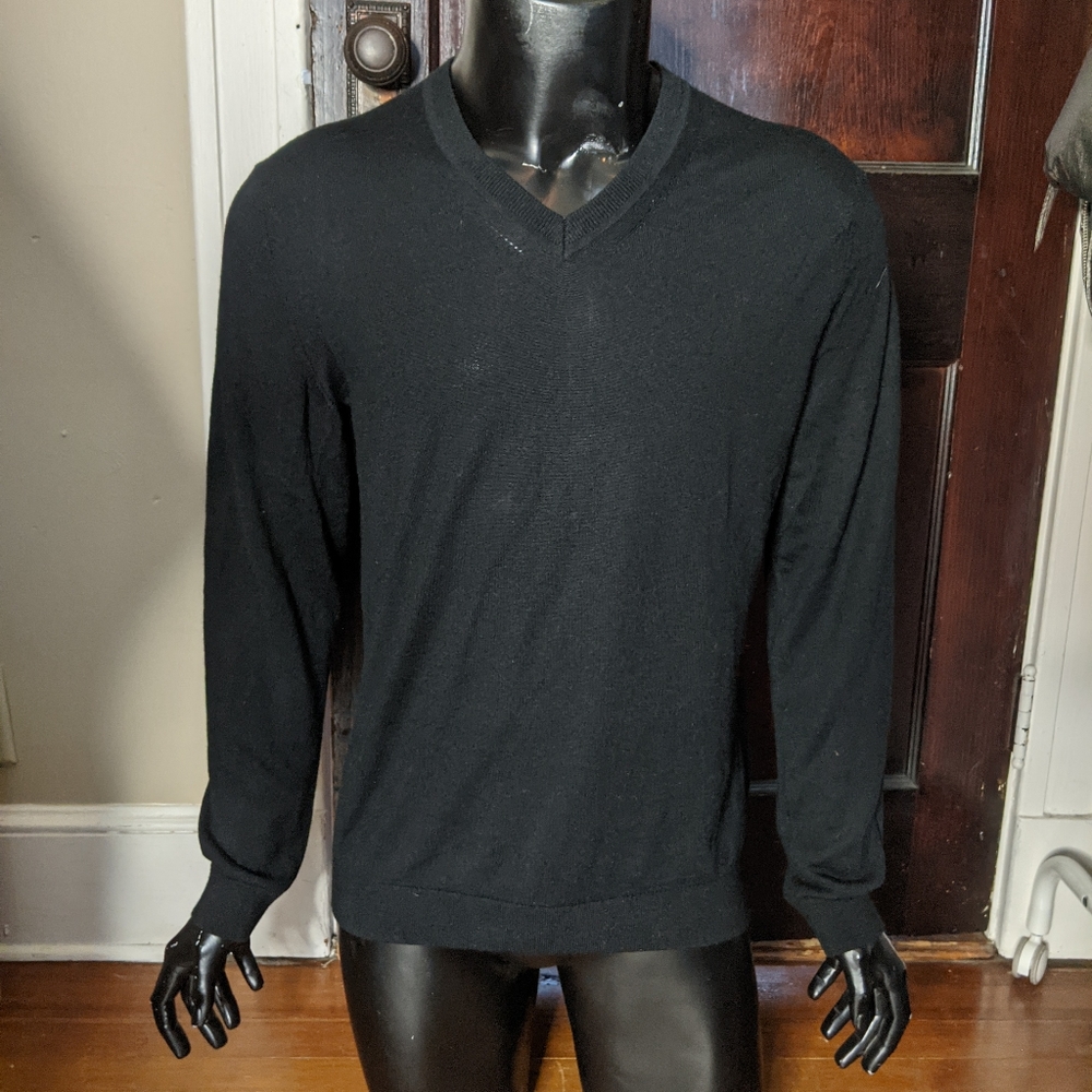 Armani Exchange merino v-neck sweater